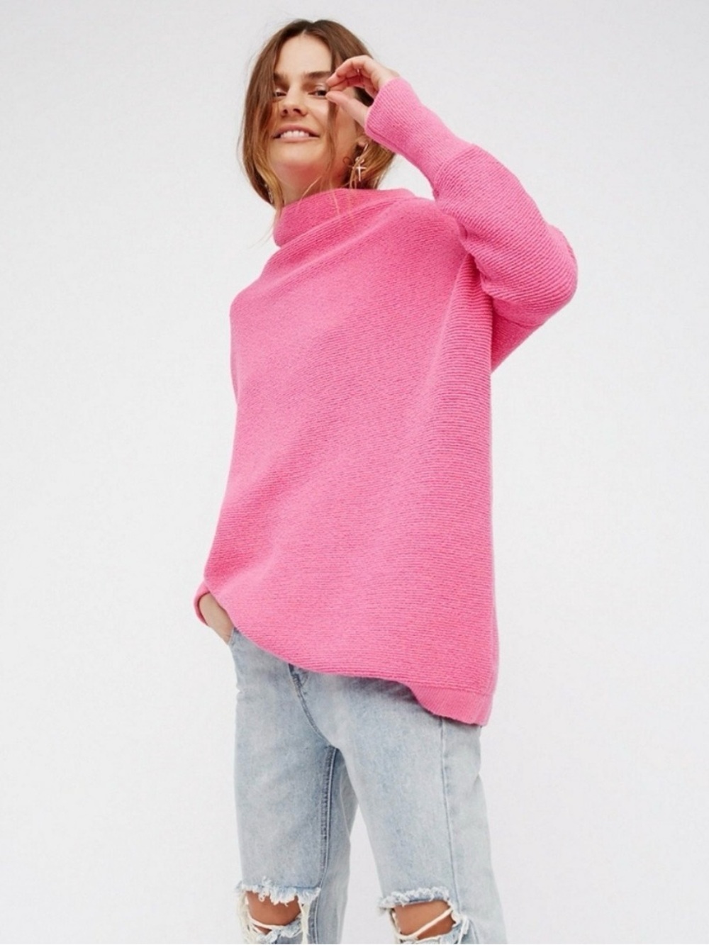 88. | Free People | Pink Ottoman Sweater | S